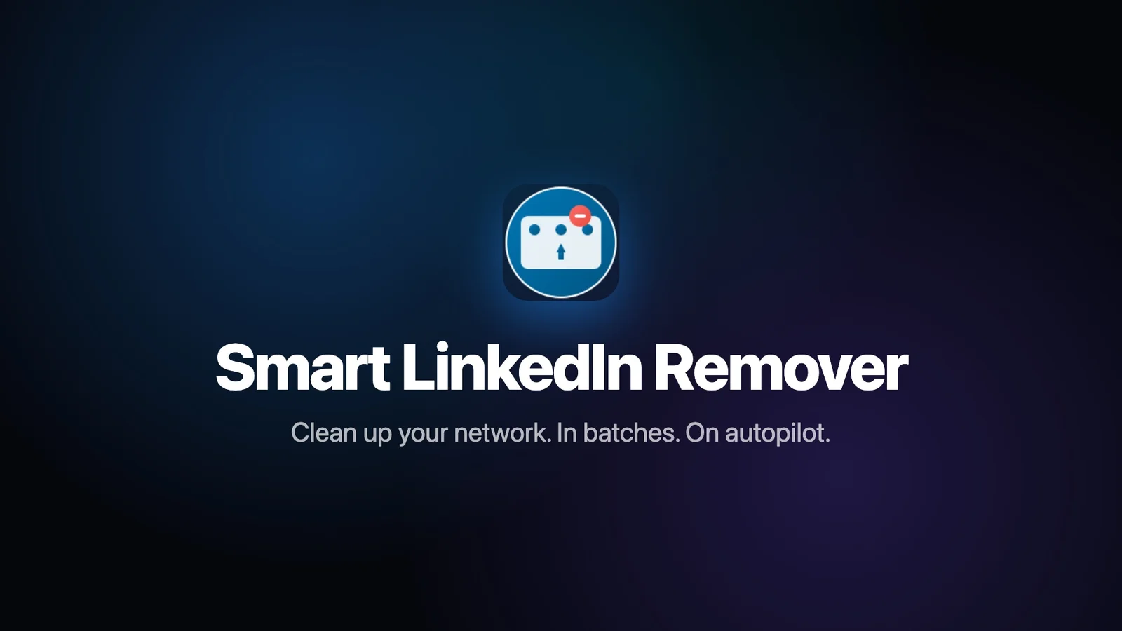 LinkedIn Connection Remover: product screenshot